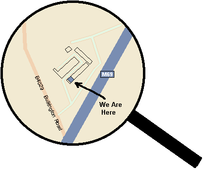 close up map og our location